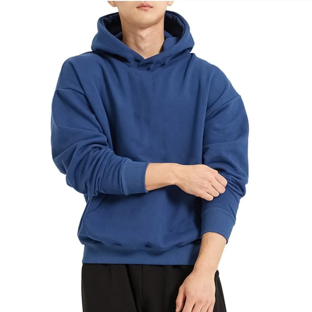 Men's Sweatshirt Loose Sweatshirt Drop-shoulder Sleeve Hoodie GlamzKart
