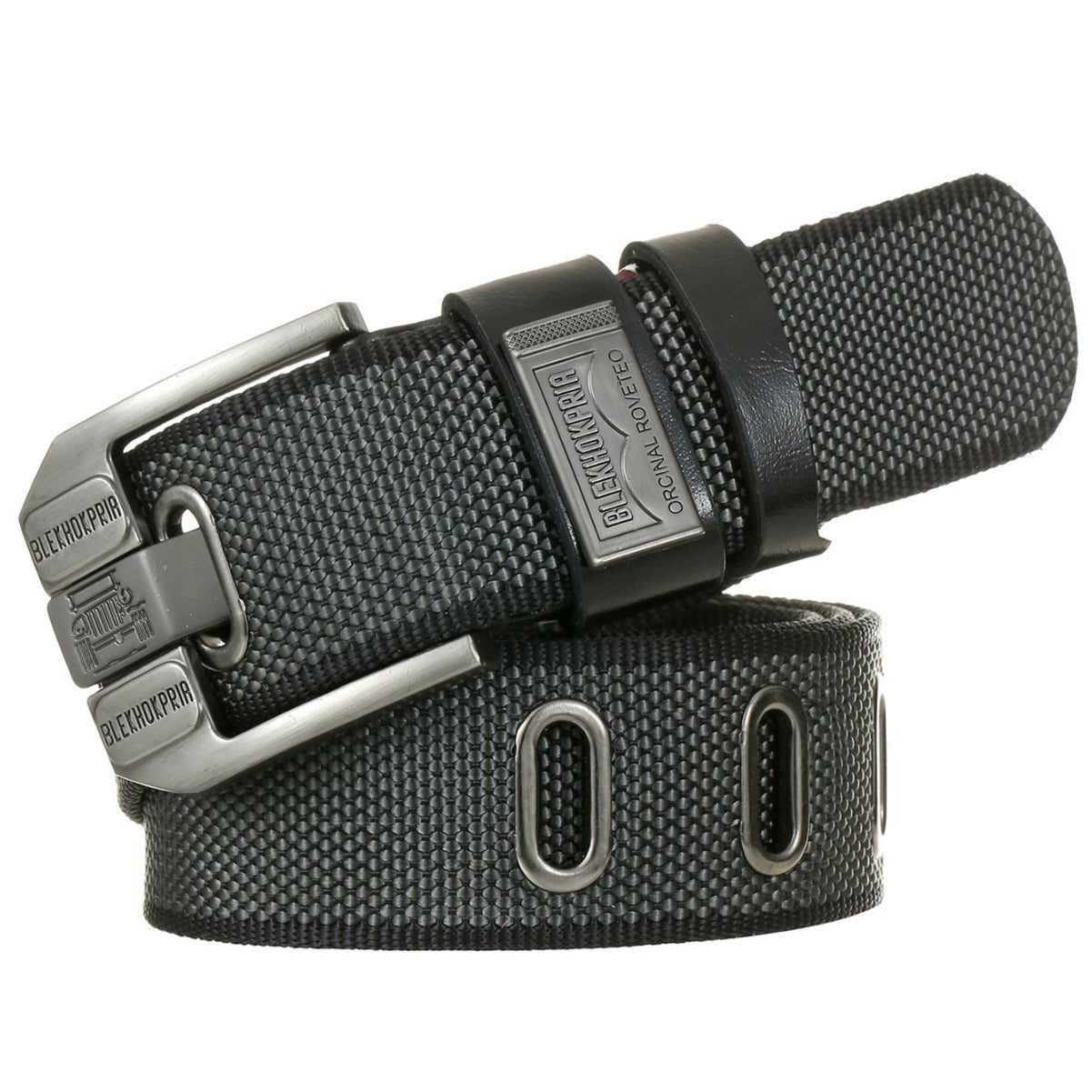 Pin Buckle Canvas Belt Cargo Pants Casual Retro Decorative Belt Fashion Men GlamzKart