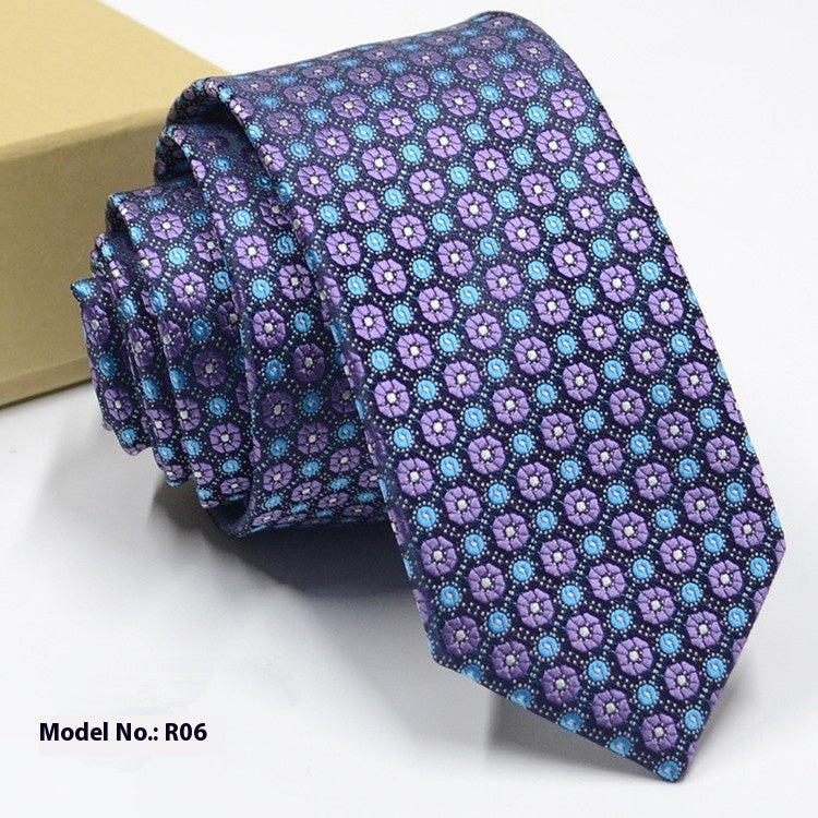 Fashion Exquisite Jacquard Tie Wedding Groom R06 GlamzKart