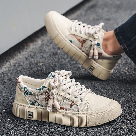 Trendy Wild Four Seasons Canvas Sneakers GlamzKart
