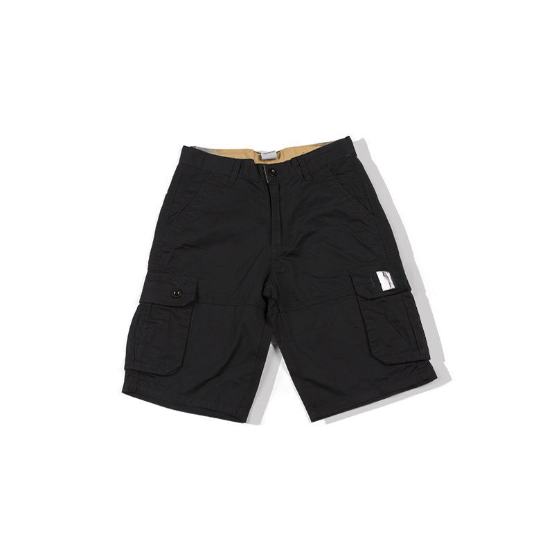 Retro Japanese Trendy Casual Pants Black GlamzKart