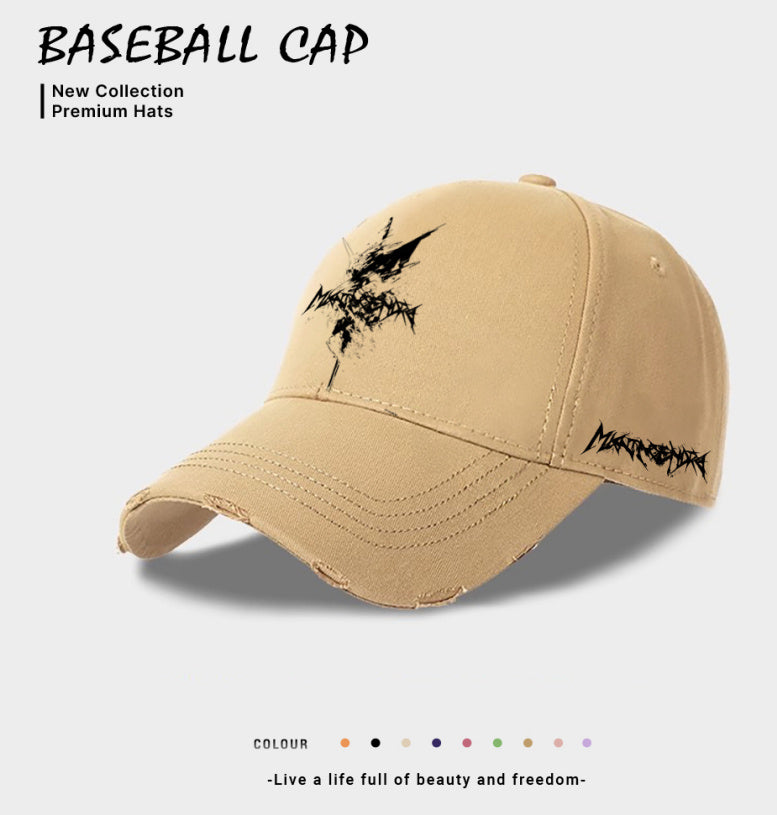 European And American Style Men's Casual Baseball Cap Beige GlamzKart