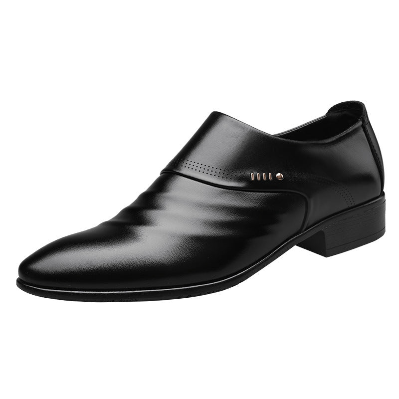 Casual Pointed Toe Leather Shoes Men GlamzKart