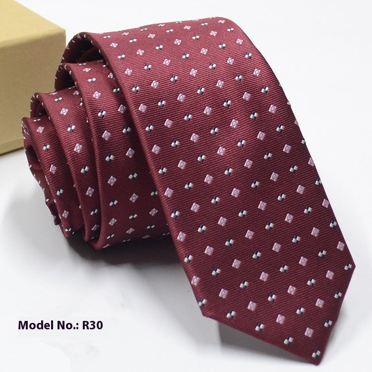 Fashion Exquisite Jacquard Tie Wedding Groom R30 GlamzKart