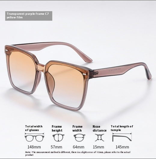 HD Polarized Sunglasses Men's High-grade For Driving Cycling C7 GlamzKart