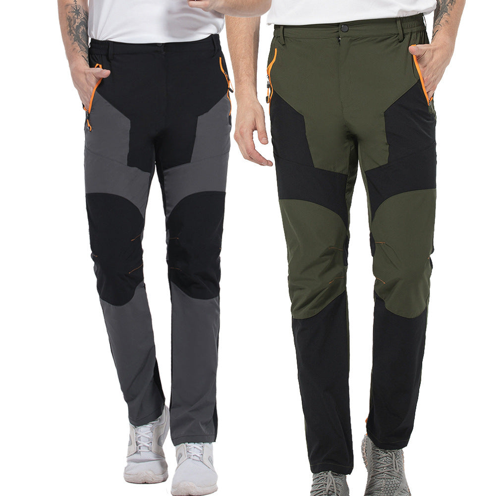 Outdoor Quick-dry Pants Elastic Cycling Pants Waterproof Charge GlamzKart