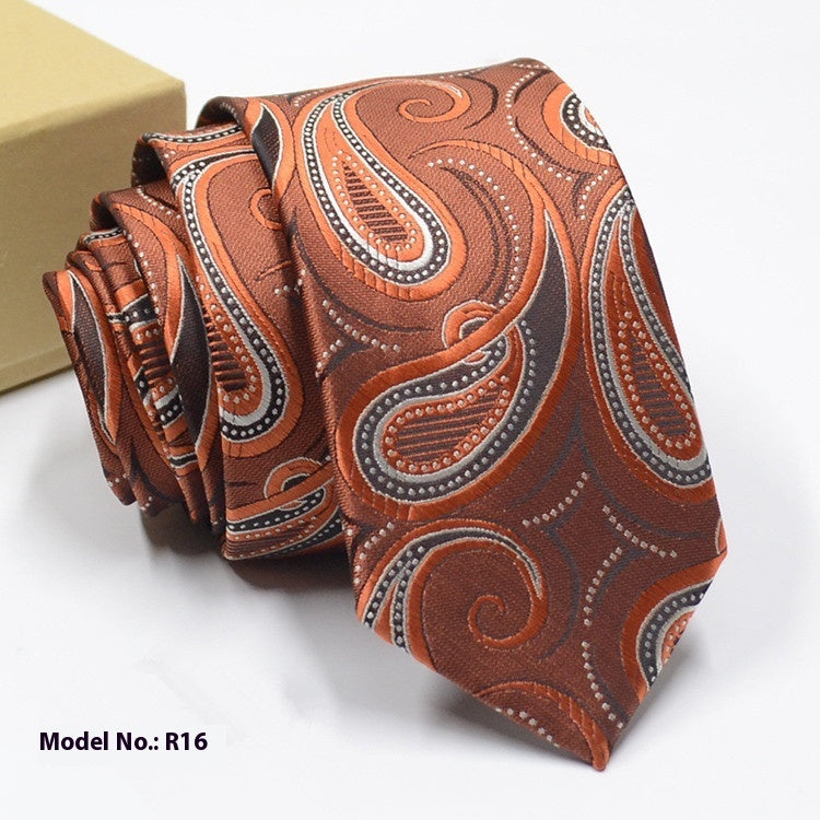 Fashion Exquisite Jacquard Tie Wedding Groom R16 GlamzKart