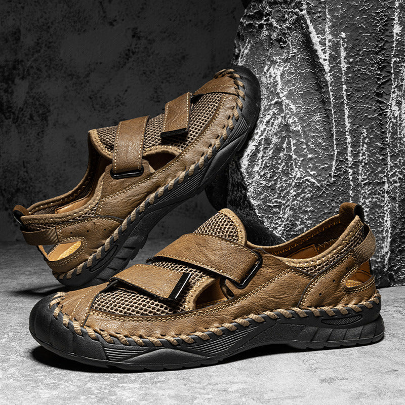 Wear-resistant Non-slip Outdoor Men's Beach Sandals GlamzKart