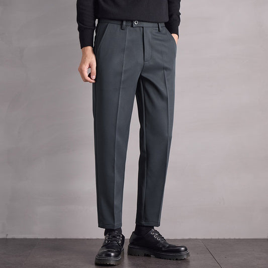 Fall Winter Men Straight Casual Pants GlamzKart