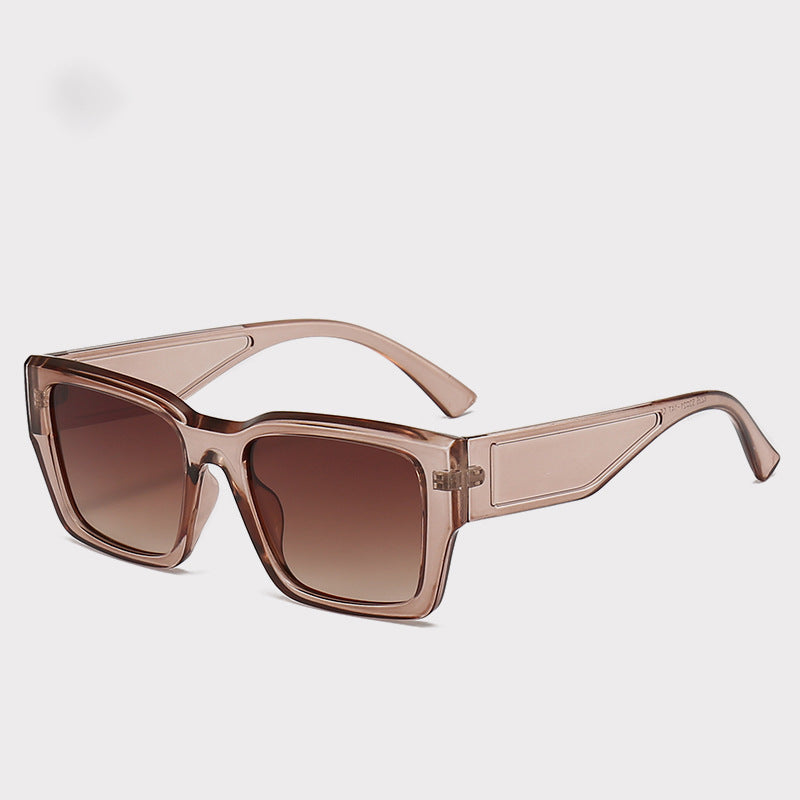 Hollow-out Design Advanced Induction Reactance UV Sunglasses Tea Frame Double Dried GlamzKart