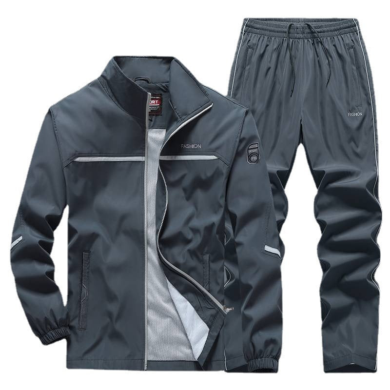 Men's Loose Lapels Casual Sportswear Polyester Composite Fabric GlamzKart