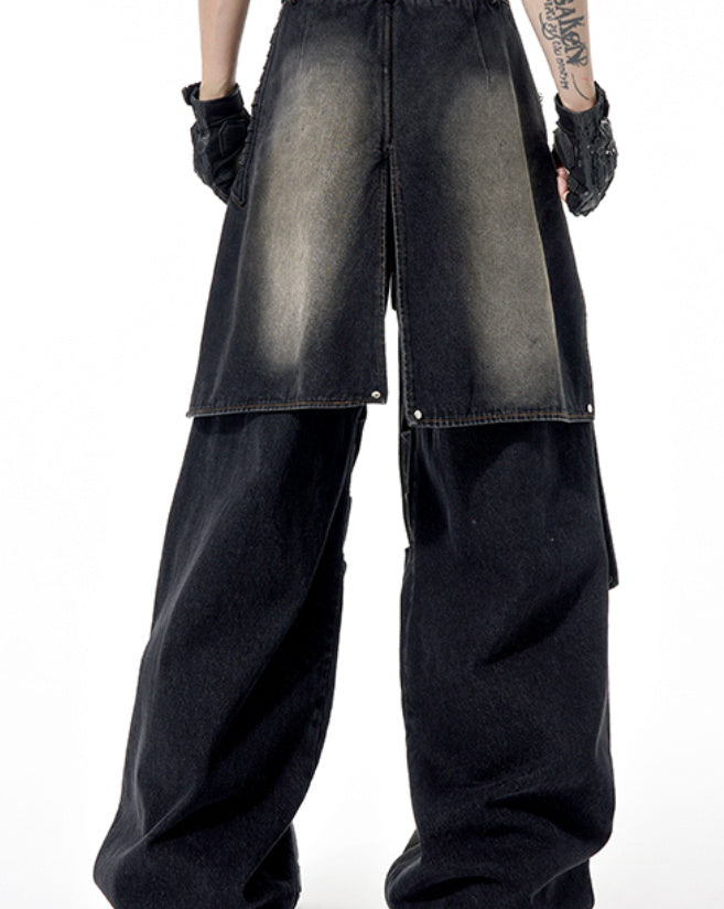 Original Niche Deconstruction Worn Jeans GlamzKart