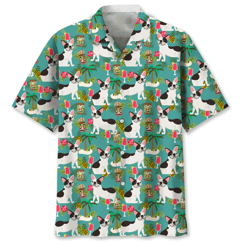 Trendy Cool Fashion Vintage Printed Shirt Men's Summer CSC04E2024243JQ GlamzKart