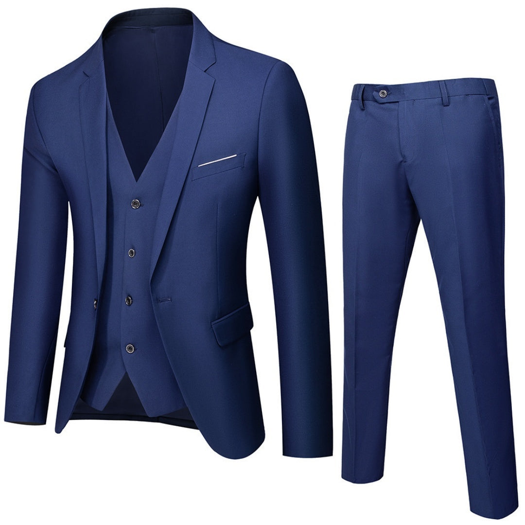 Men's Suit Set Two-piece Korean Style GlamzKart