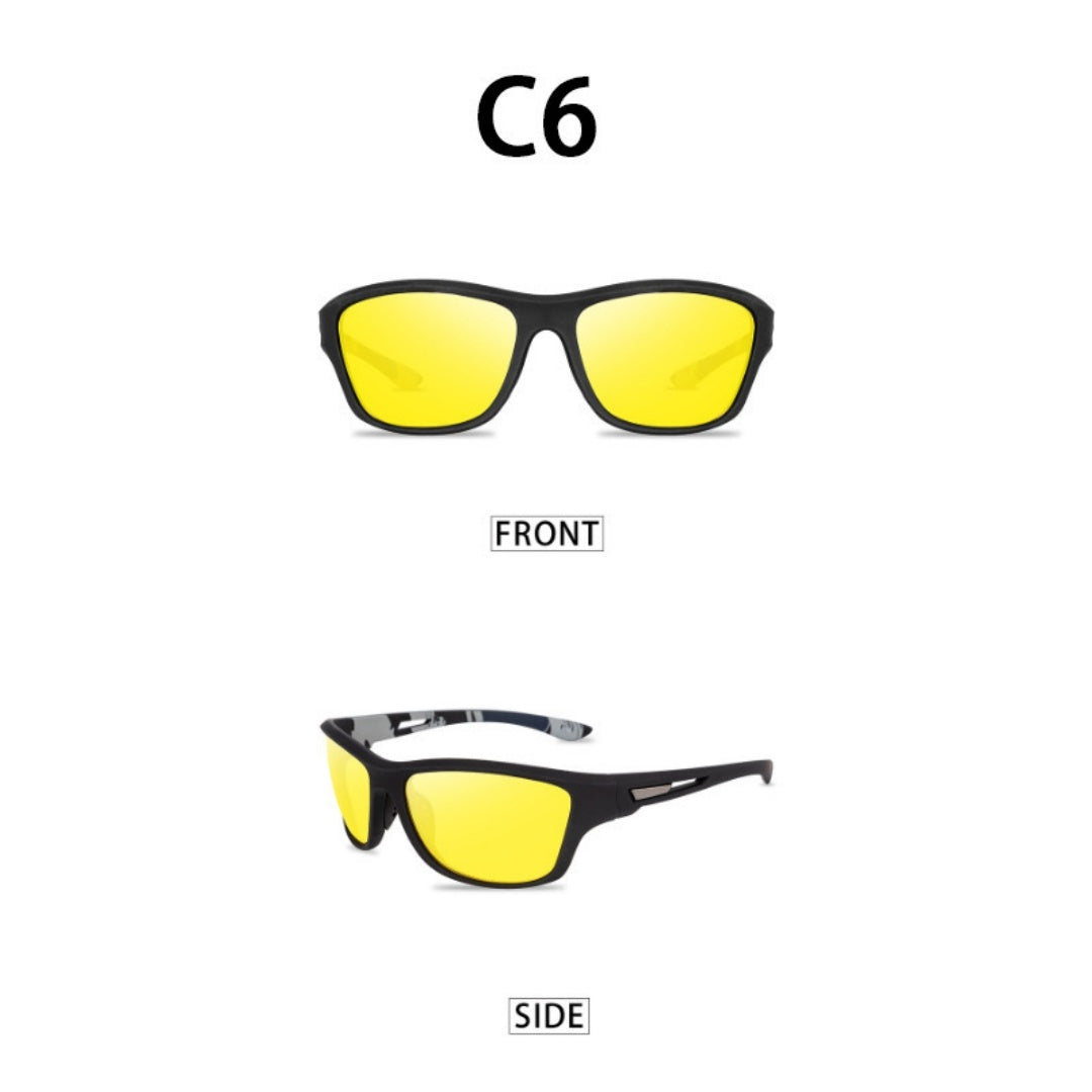 Sunglasses For Men Polarized Outdoor C6 Night Vision Yellow GlamzKart