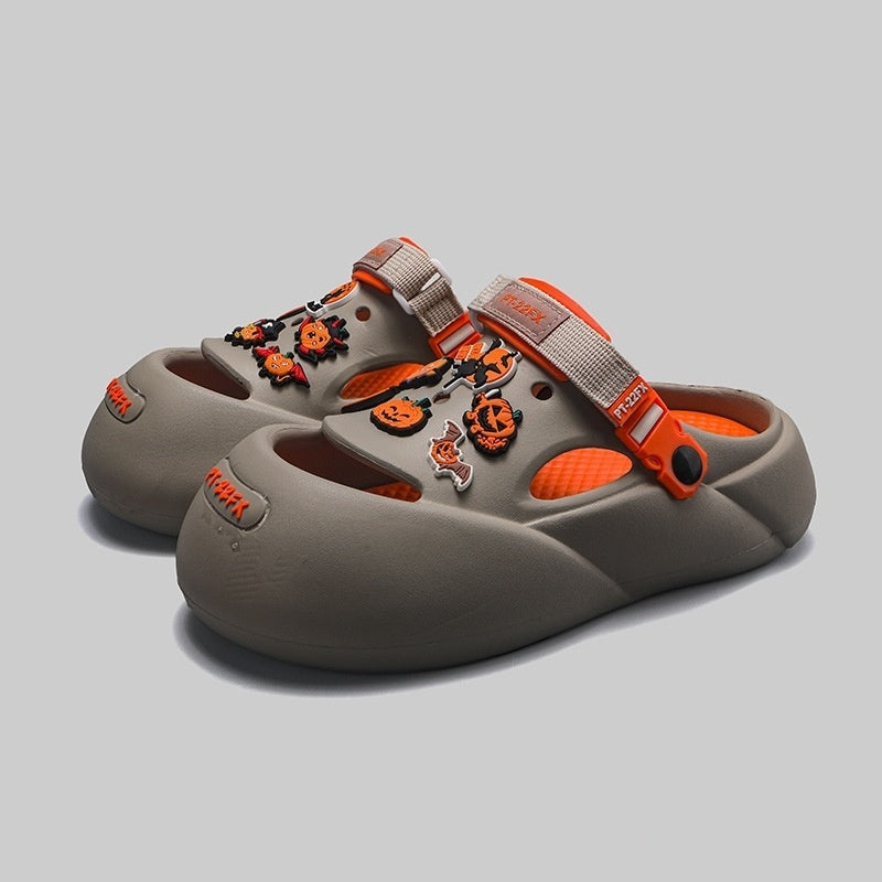 Summer Funny Baotou Beach Hole Shoes Men GlamzKart