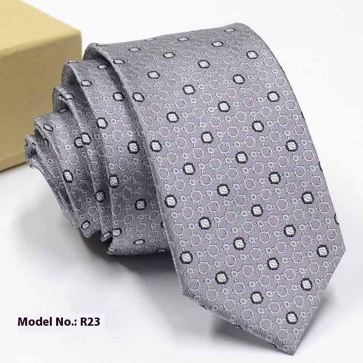 Fashion Exquisite Jacquard Tie Wedding Groom R23 GlamzKart