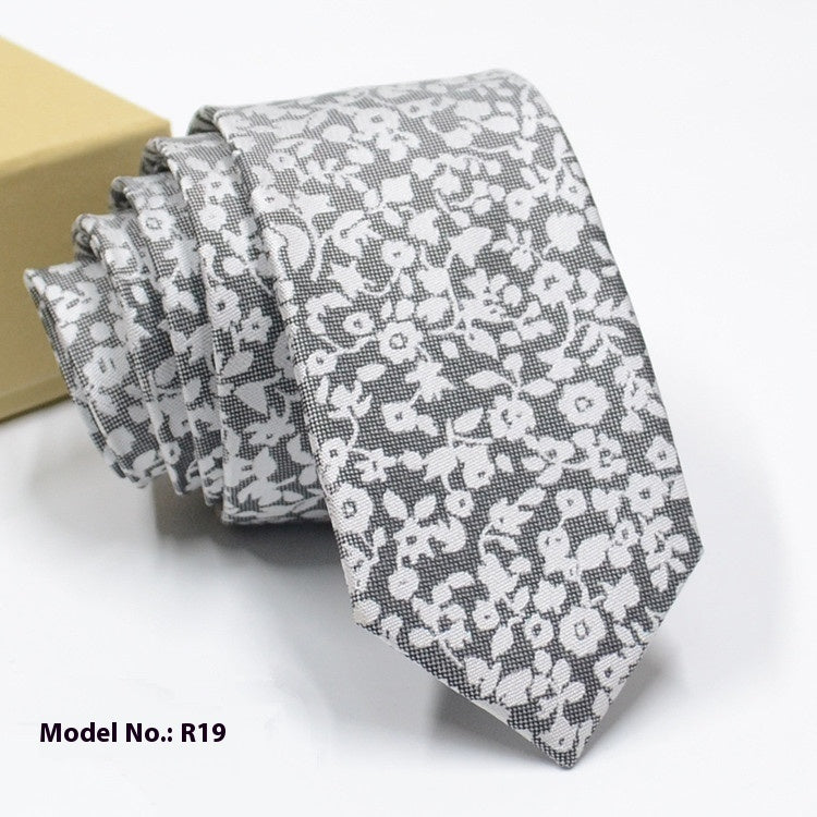 Fashion Exquisite Jacquard Tie Wedding Groom R19 GlamzKart