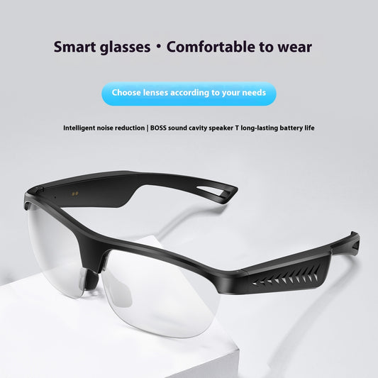 Outdoor Smart Glasses Removable Mirror Call Listening To Music AI GlamzKart