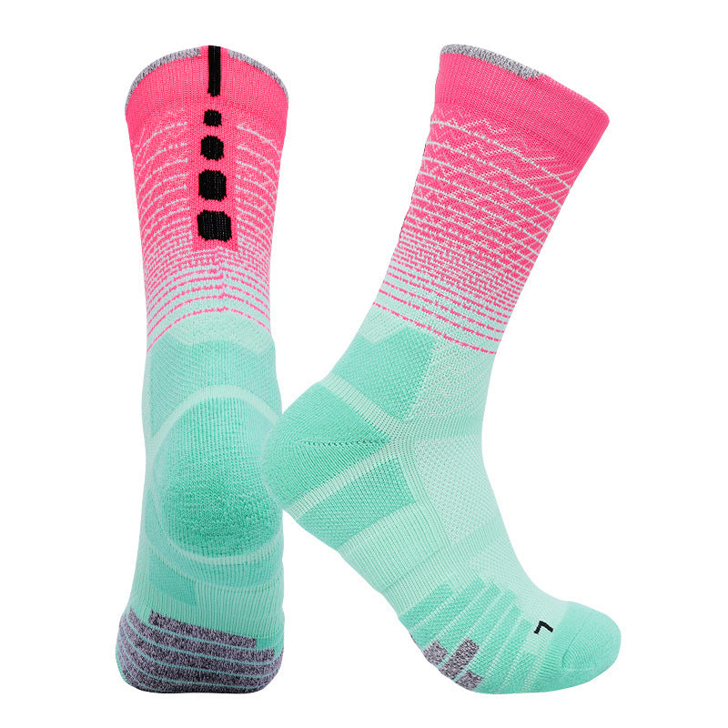 Professional Cycling Socks Running Sports Men Socks Lake Water Green Color Adult Style GlamzKart