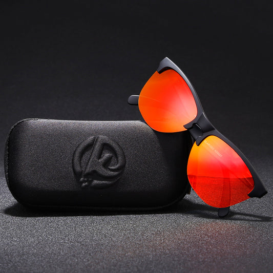 TR90 Half-frame Polarized Sunglasses European And American Men GlamzKart