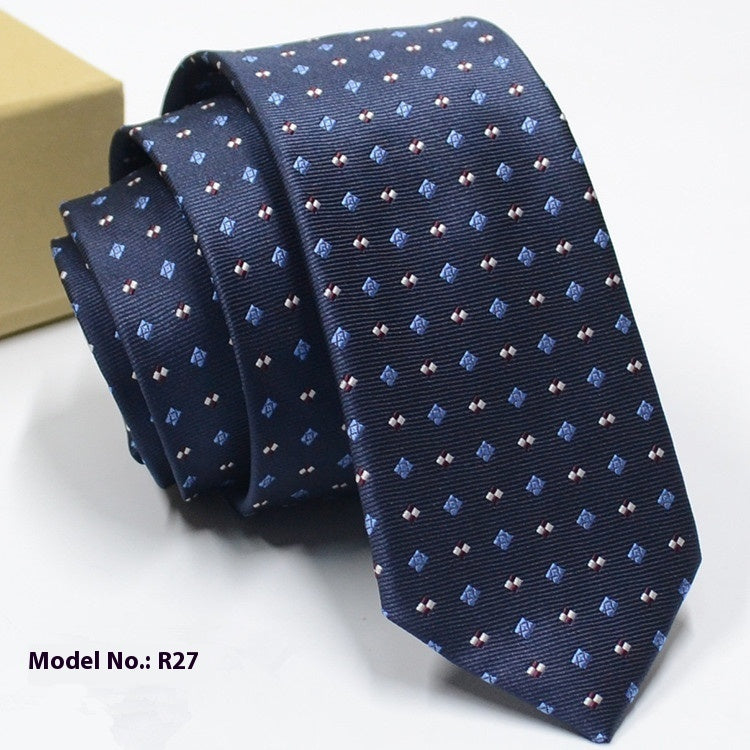 Fashion Exquisite Jacquard Tie Wedding Groom R27 GlamzKart