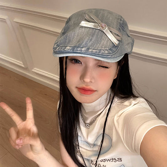 Original Diy Bow Advance Hats Female Summer GlamzKart