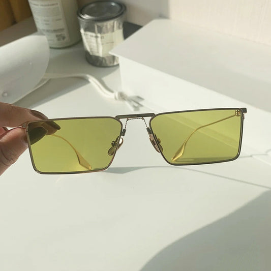 Women's Fashion Metal Frame Sunglasses Small Frame GlamzKart