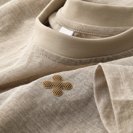 Breathable Round Neck Short-sleeved T-shirt Men's Summer Top T-shirt GlamzKart