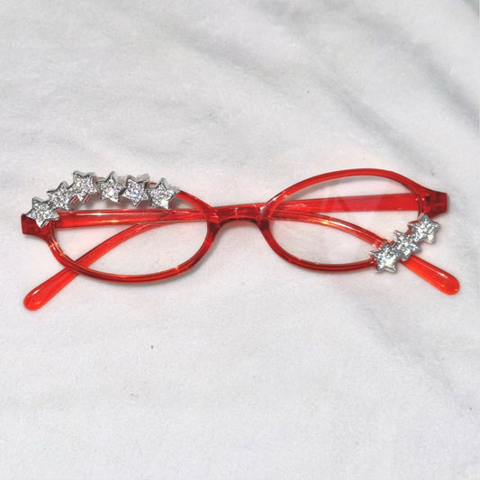 Retro Cute Plain Light Pink-color Cat Glasses Out Of The Street Photography Artifact GlamzKart