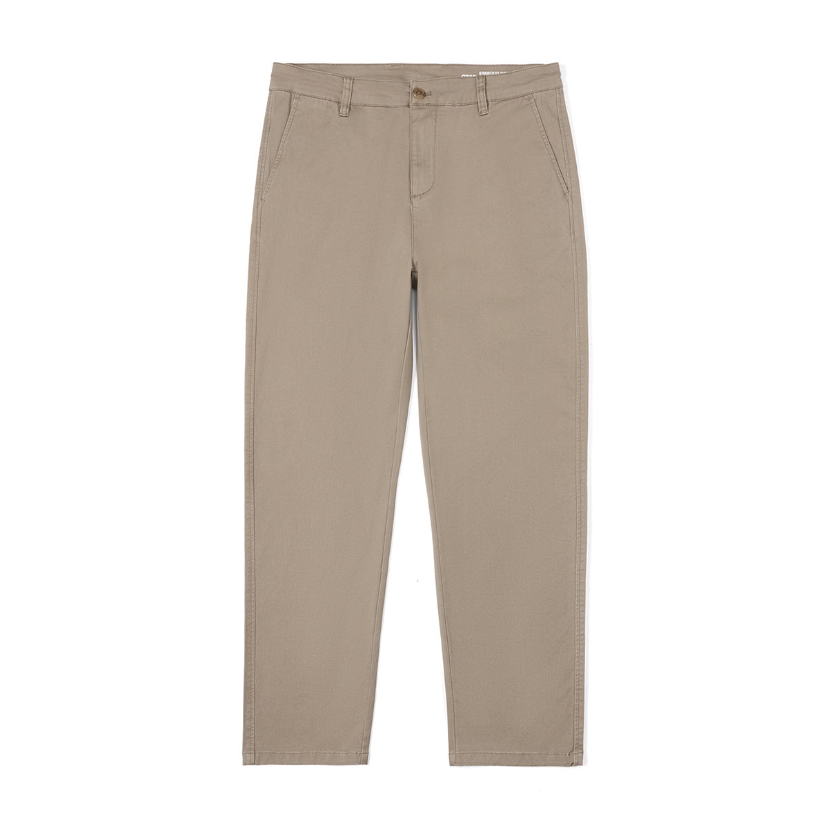 Casual Pants Men's Business Shirt Solid Color Stretch Cotton Cropped Pants Deep khaki GlamzKart