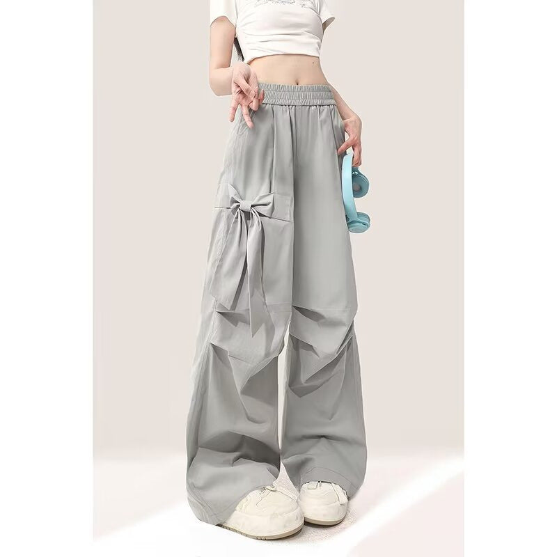 Loose Straight Casual Girl Design Sense Workwear Pants GlamzKart