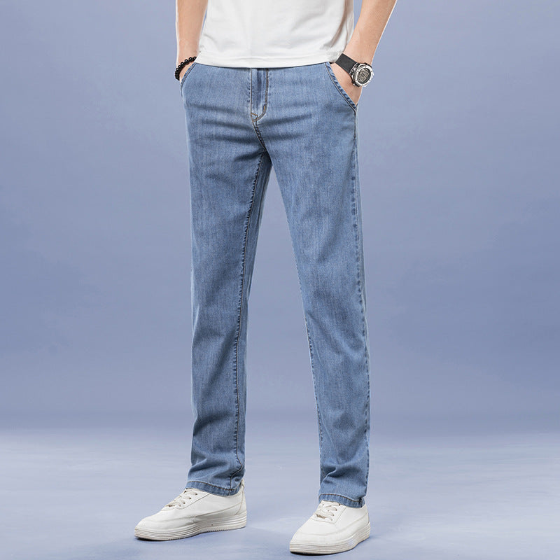 Loose Straight Men's Jeans Simple And Popular GlamzKart