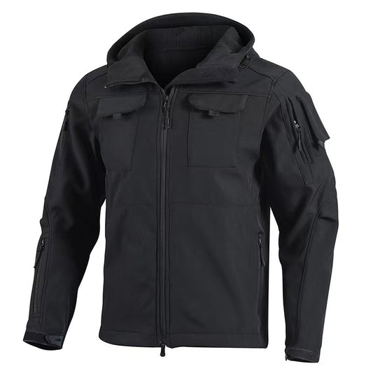 Soft Shell Beetle Top Fleece-lined Windproof Waterproof Jacket GlamzKart