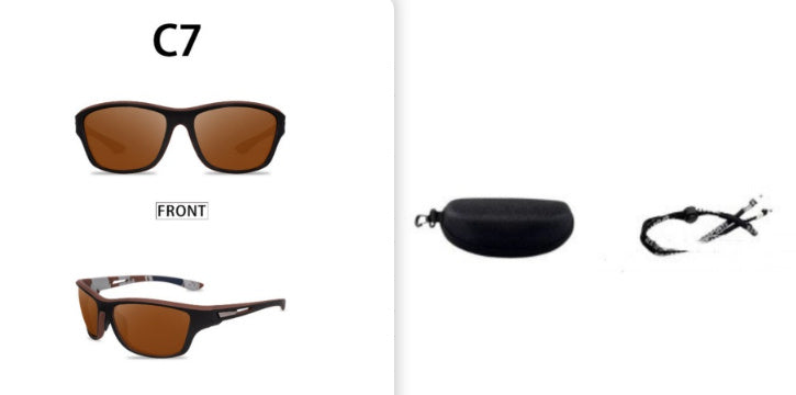 Sunglasses For Men Polarized Outdoor C7 Tea set GlamzKart