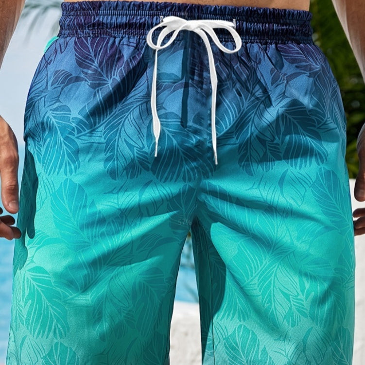 Men's Four Seasons Leisure 3D Printed Beach Shorts Color 16886 GlamzKart