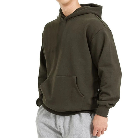 Men's Sweatshirt Loose Sweatshirt Drop-shoulder Sleeve Hoodie GlamzKart