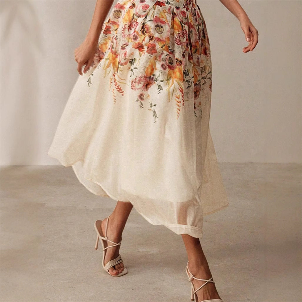Gorgeous Elegant Bamboo Digital Printed Skirt GlamzKart