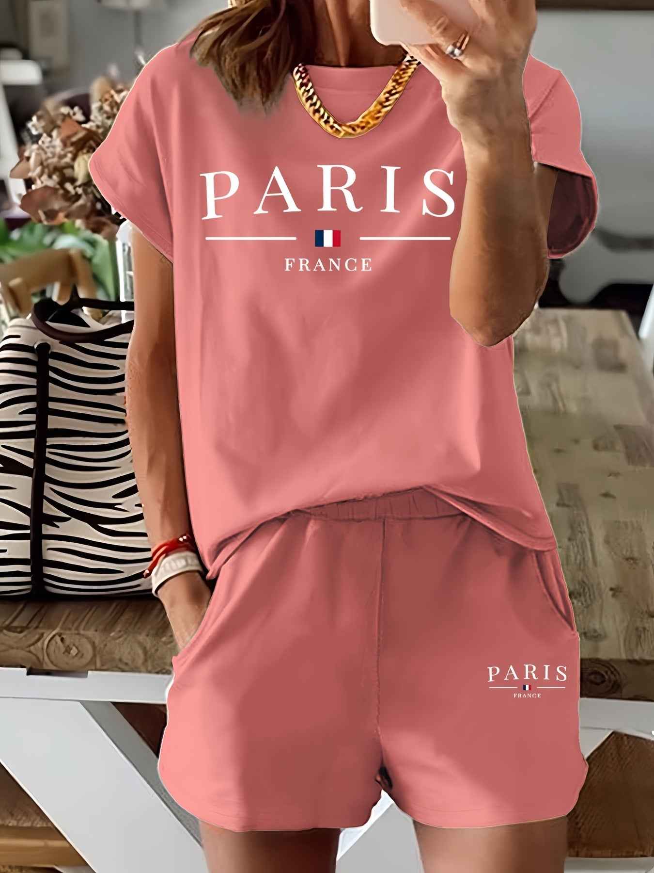 Fashion Comfort Printing Slimming Shorts Summer Casual Women's Clothing