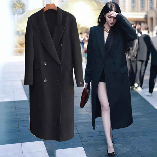 High-grade Double-sided Cashmere Wool Women's Suit Jacket