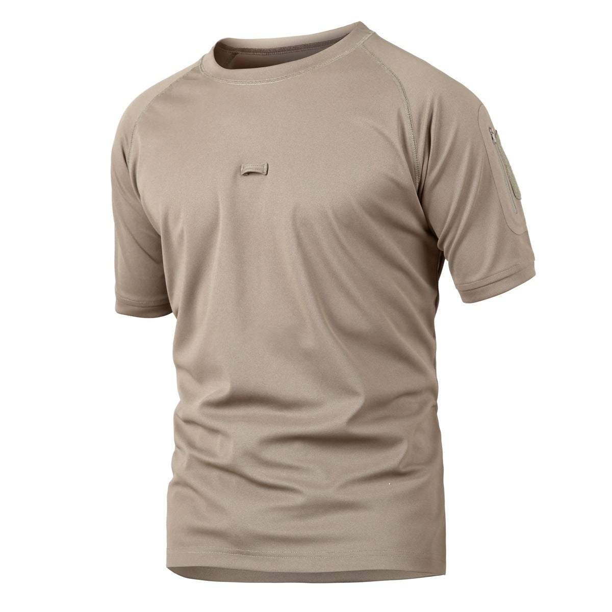 Men's Outdoor Summer Tactical Camouflage T-shirt Khaki GlamzKart