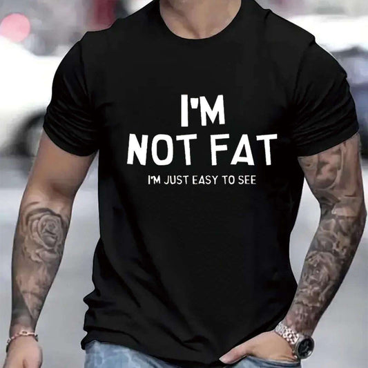 Men's 3D Digital Printing Casual Round Neck Short Sleeves Black GlamzKart