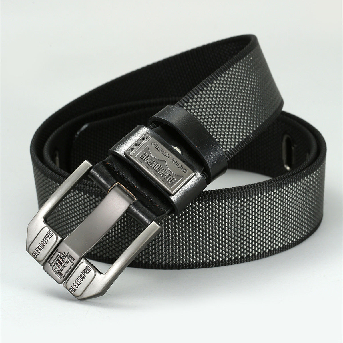 Pin Buckle Canvas Belt Cargo Pants Casual Retro Decorative Belt Fashion Men GlamzKart