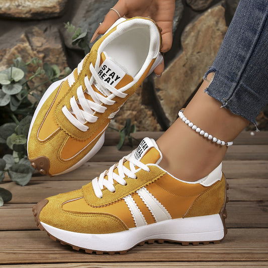 Women's Thick Bottom Student Casual Shoes Breathable Sneaker GlamzKart