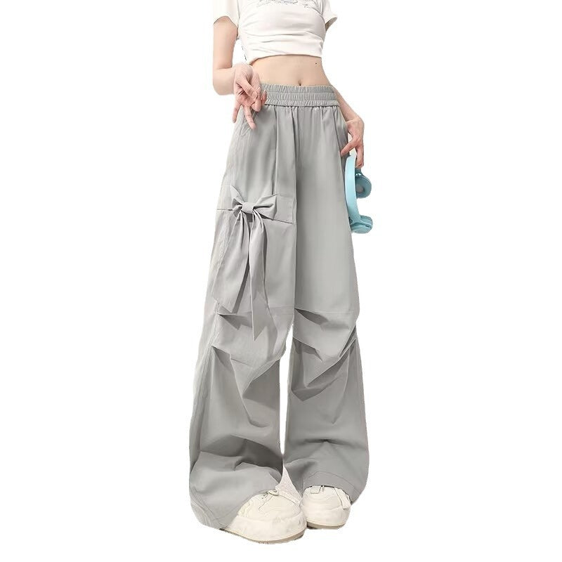 Loose Straight Casual Girl Design Sense Workwear Pants GlamzKart