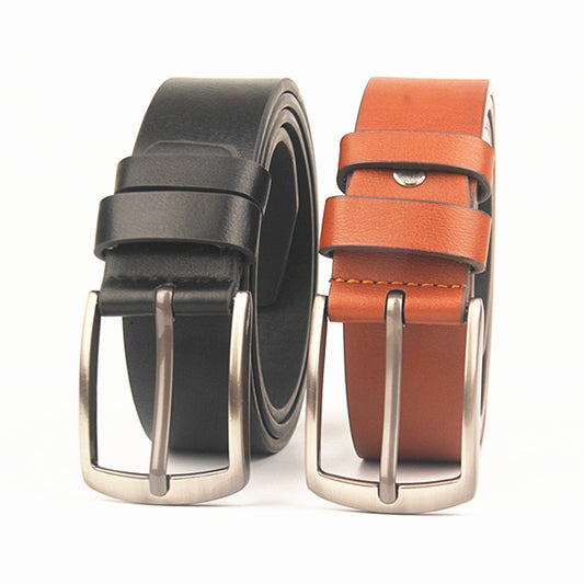Men's waist belt imitation leather needle buckle GlamzKart
