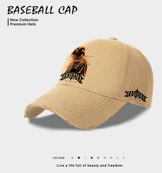 European And American Style Men's Casual Baseball Cap Beige GlamzKart