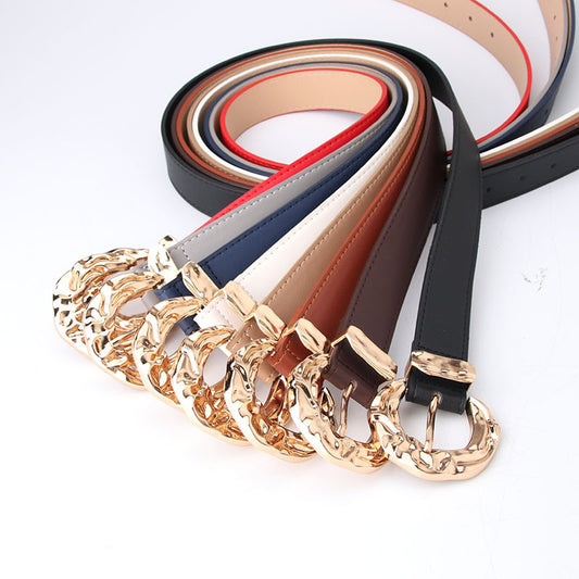 Fashion Characteristic Belt European And American Fashion Simple Jeans Pant Belt GlamzKart