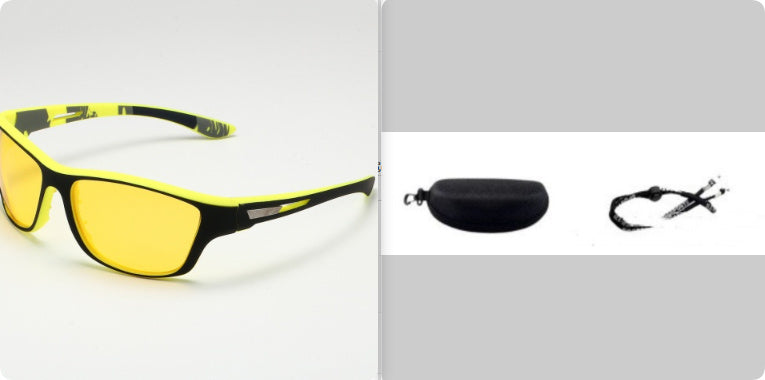 Sunglasses For Men Polarized Outdoor C17 Inner Yellow set GlamzKart