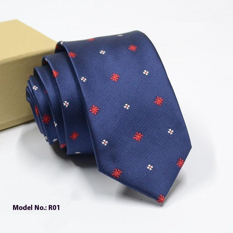 Fashion Exquisite Jacquard Tie Wedding Groom R01 GlamzKart